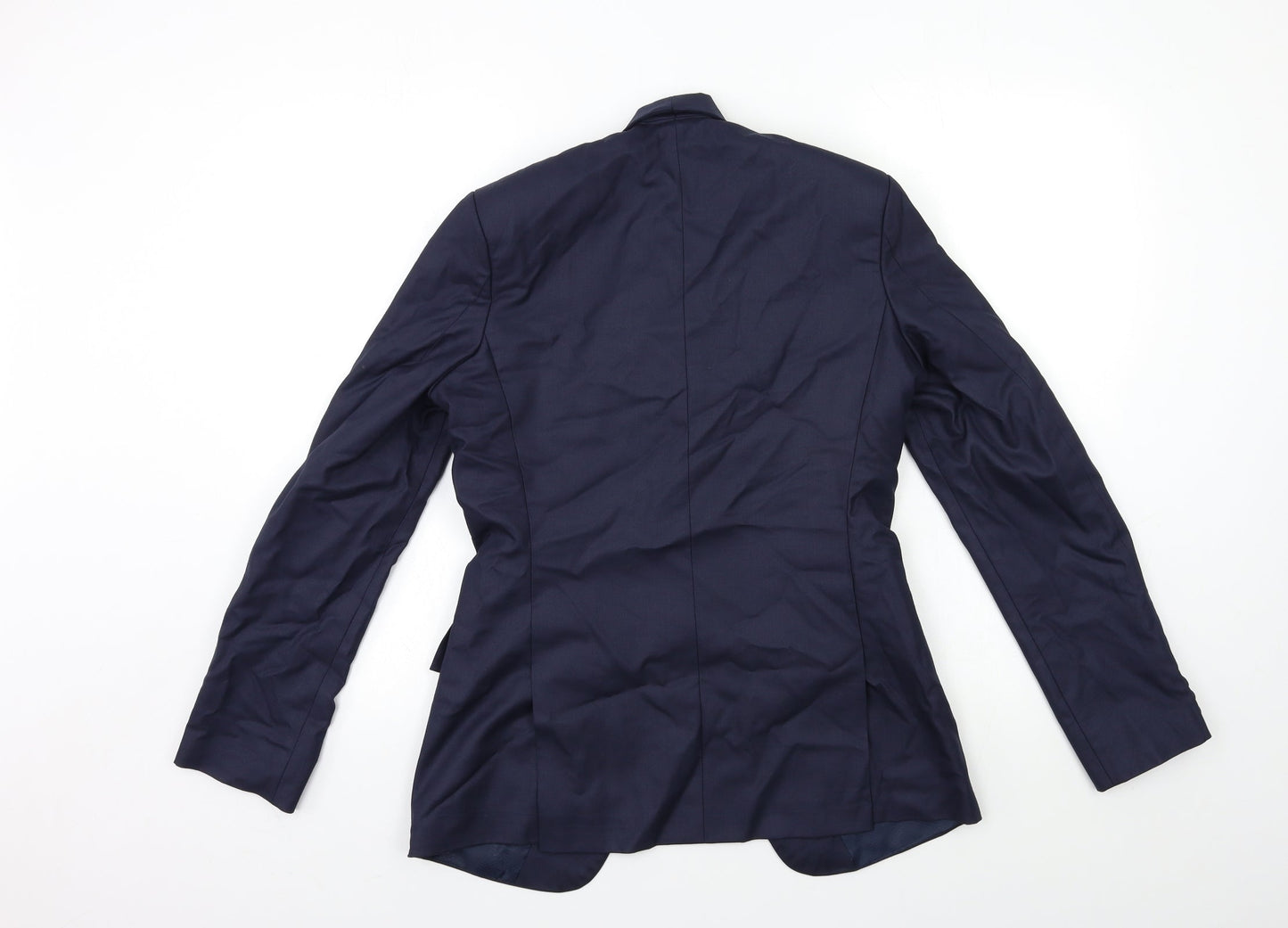 Preworn Mens Blue   Jacket Suit Jacket Size 36