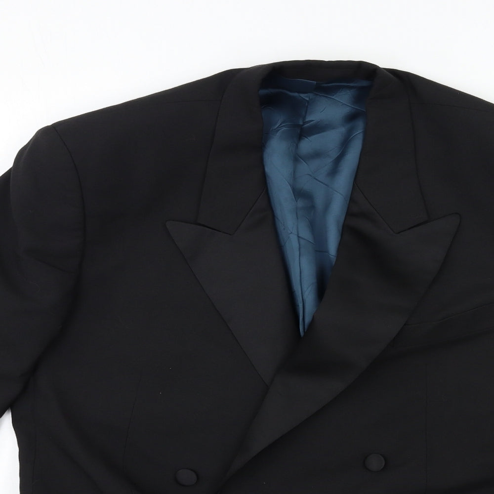 Preworn Mens Black    Suit Jacket Size 42