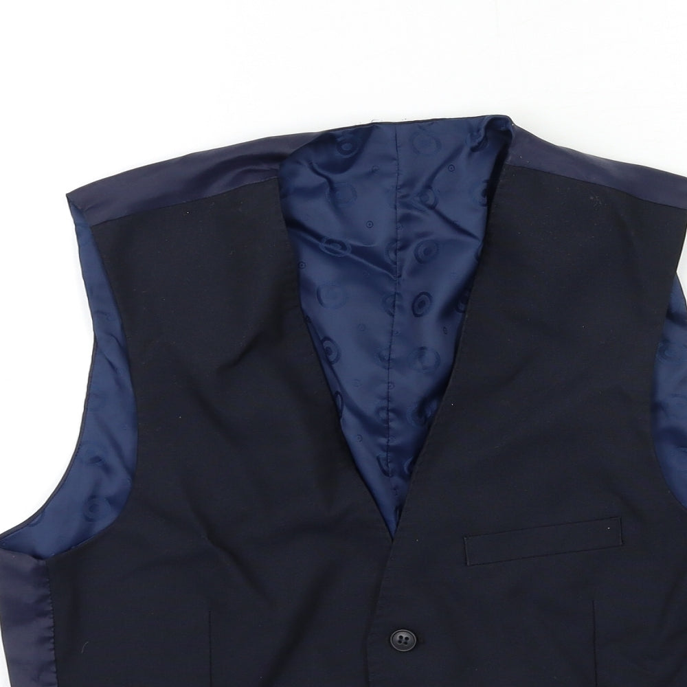 Preworn Mens Blue   Jacket Suit Jacket Size 38