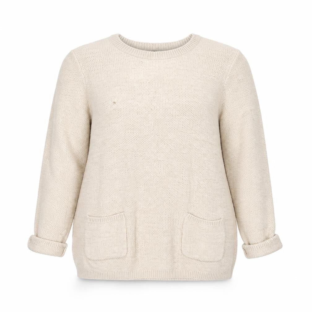 Dash Womens Beige   Basic Blouse Size 12