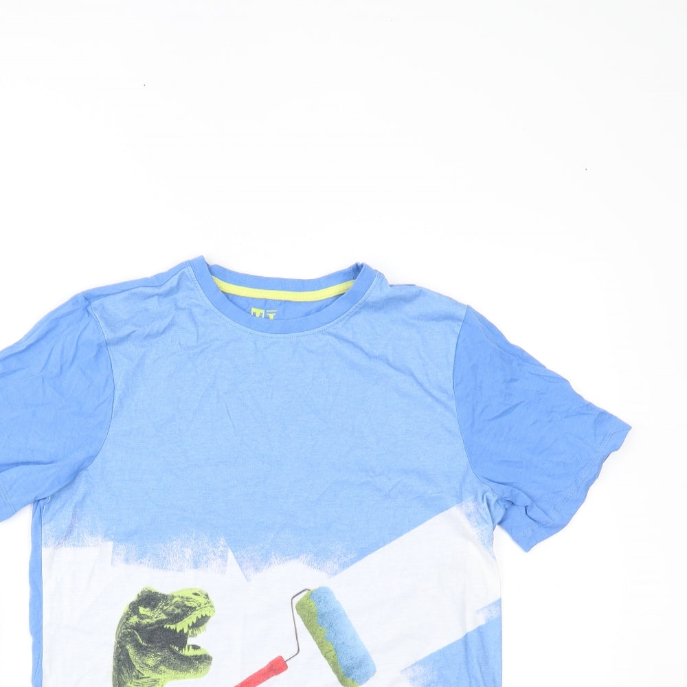 F&F Boys Blue   Pullover T-Shirt Size 13-14 Years