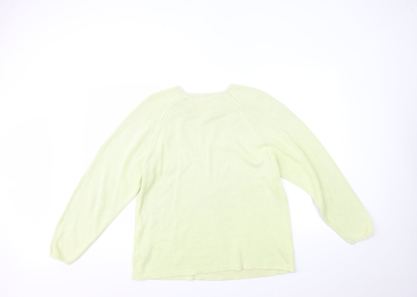 St. Berrard Womens Green   Pullover Jumper Size 12