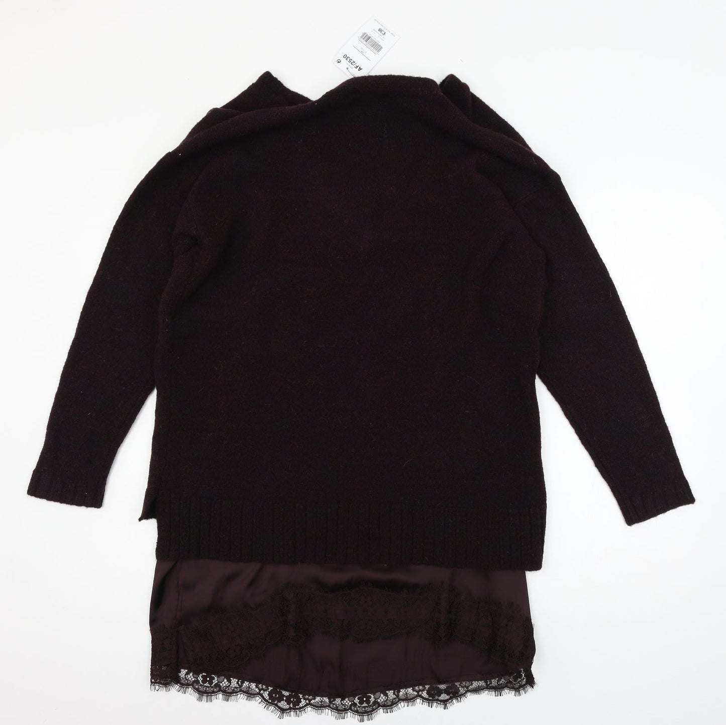NEXT Womens Purple  Knit Pullover Jumper Size 14