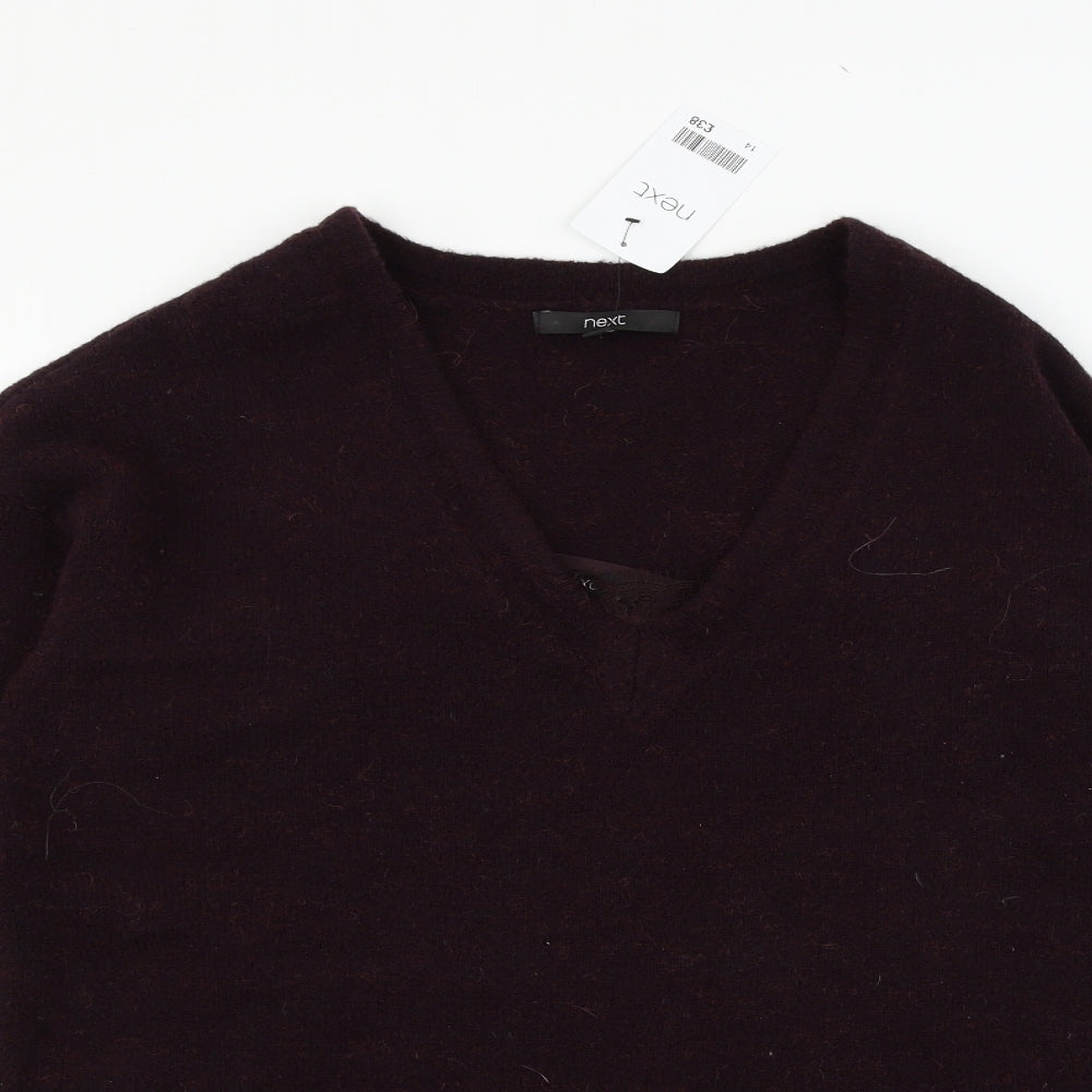 NEXT Womens Purple  Knit Pullover Jumper Size 14