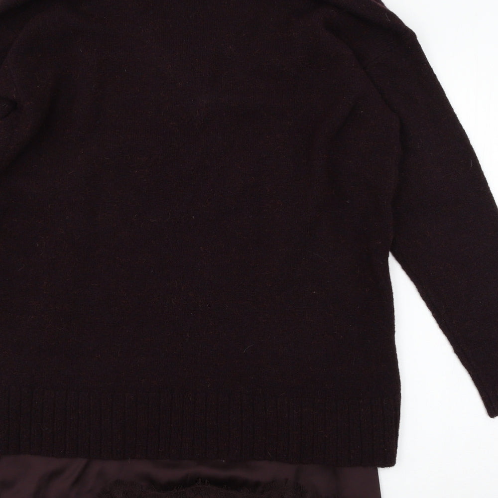 NEXT Womens Purple  Knit Pullover Jumper Size 14