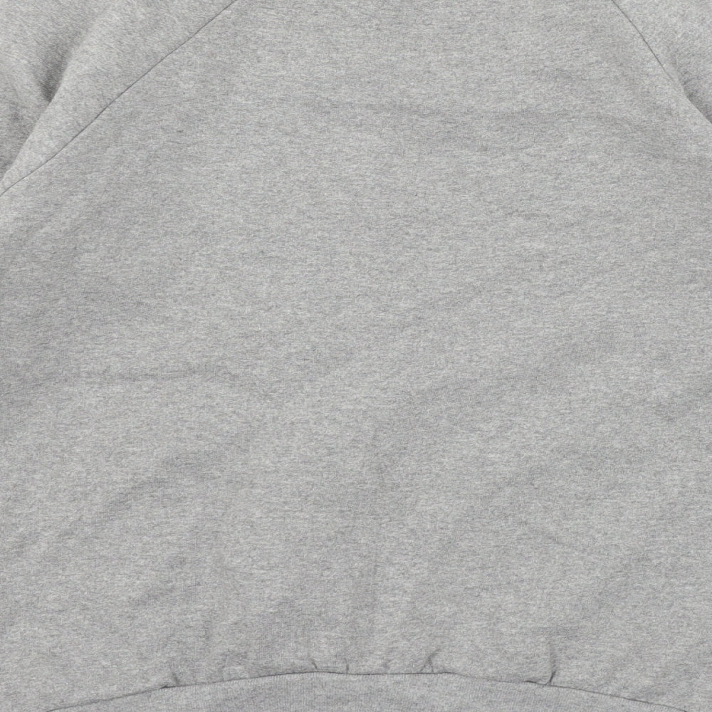 Gems Womens Grey  Jersey Pullover Sweatshirt Size M