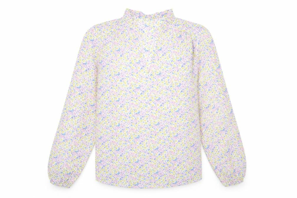 sisters point Womens Multicoloured Floral  Basic Blouse Size XS