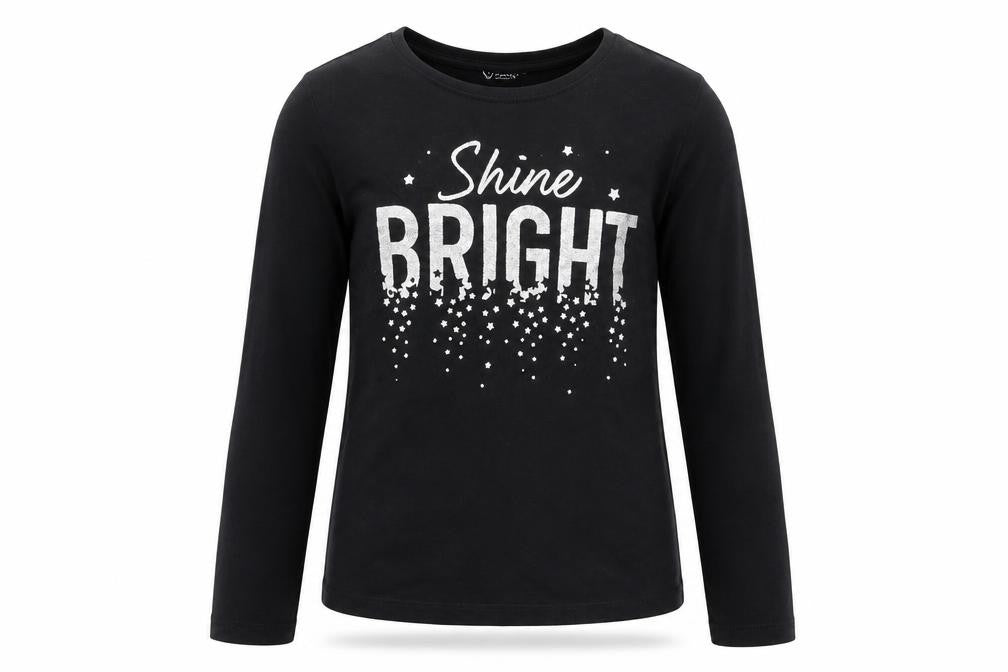 Primark Girls Black   Basic T-Shirt Size 9-10 Years