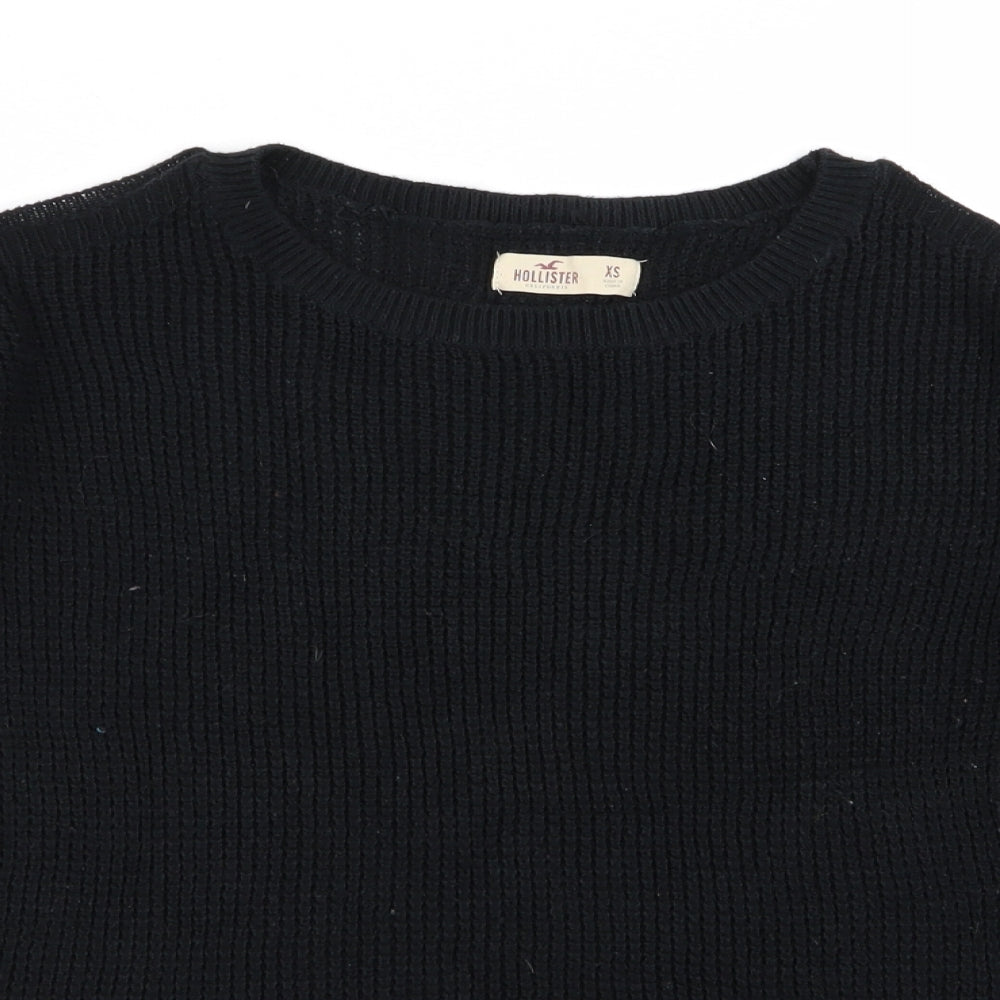 Hollister Womens Black   Pullover Jumper Size XS
