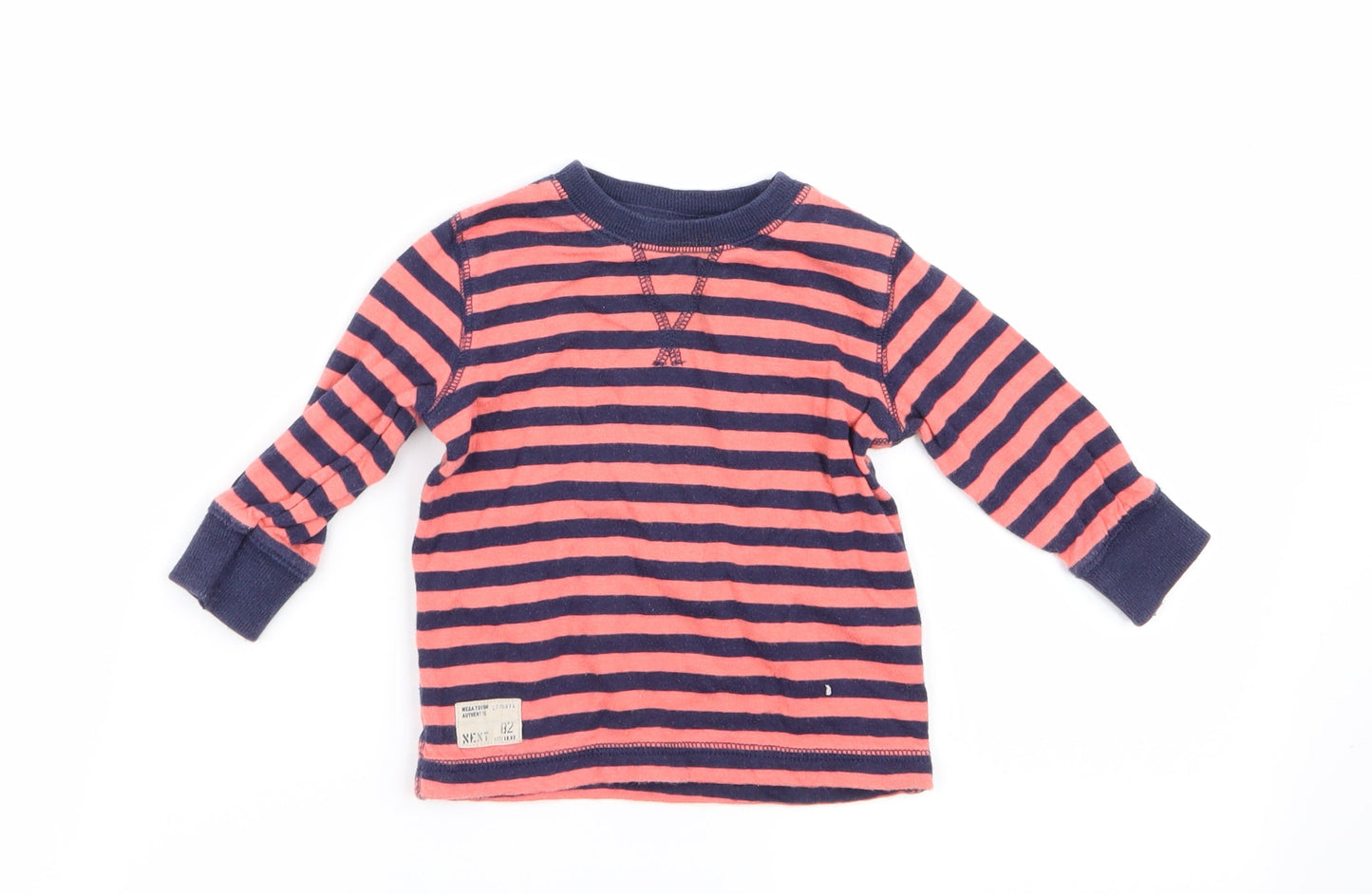 NEXT Boys Multicoloured Striped  Pullover Jumper Size 6-9 Months