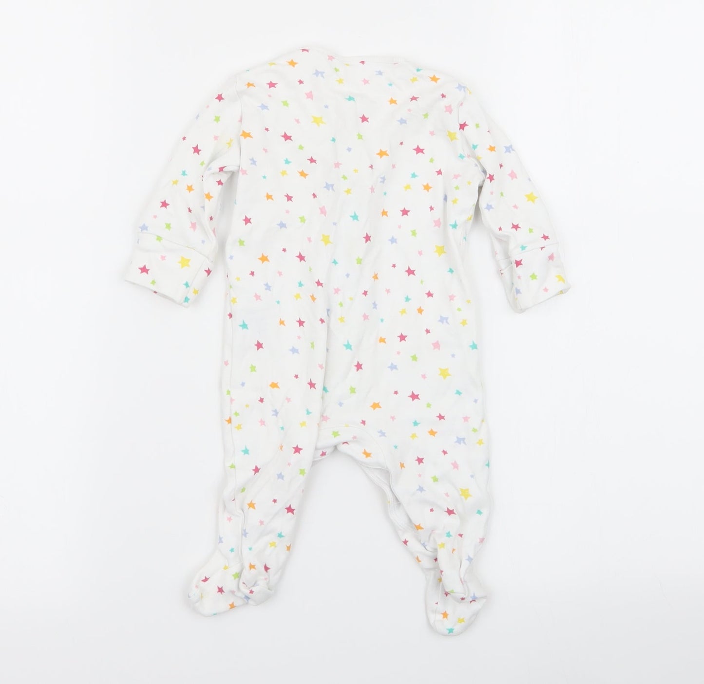 NEXT Girls White Solid  Babydoll One Piece Size 0-3 Months