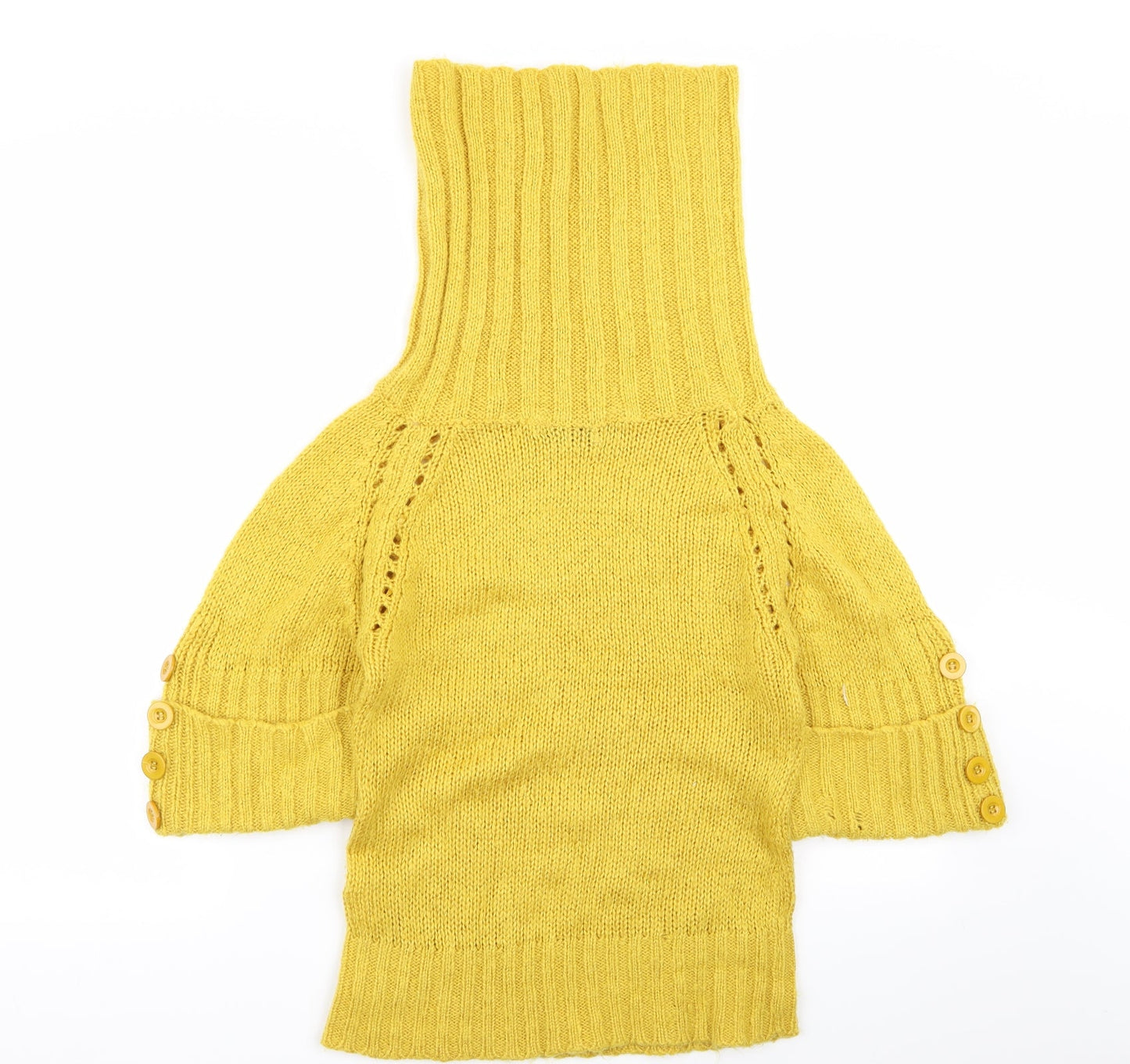 Select Womens Yellow   Pullover Jumper Size M