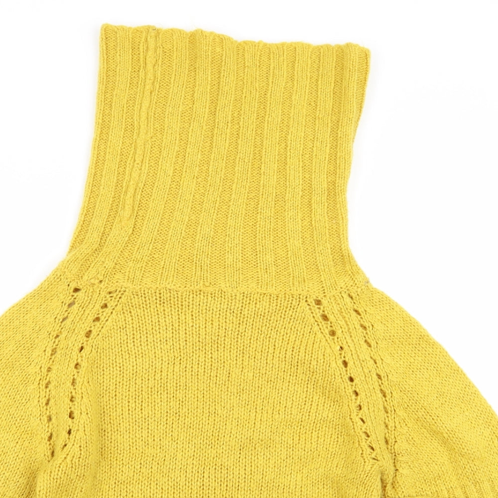 Select Womens Yellow   Pullover Jumper Size M