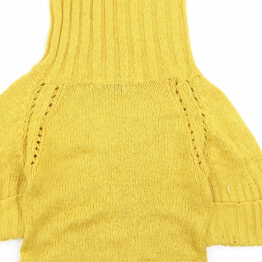 Select Womens Yellow   Pullover Jumper Size M