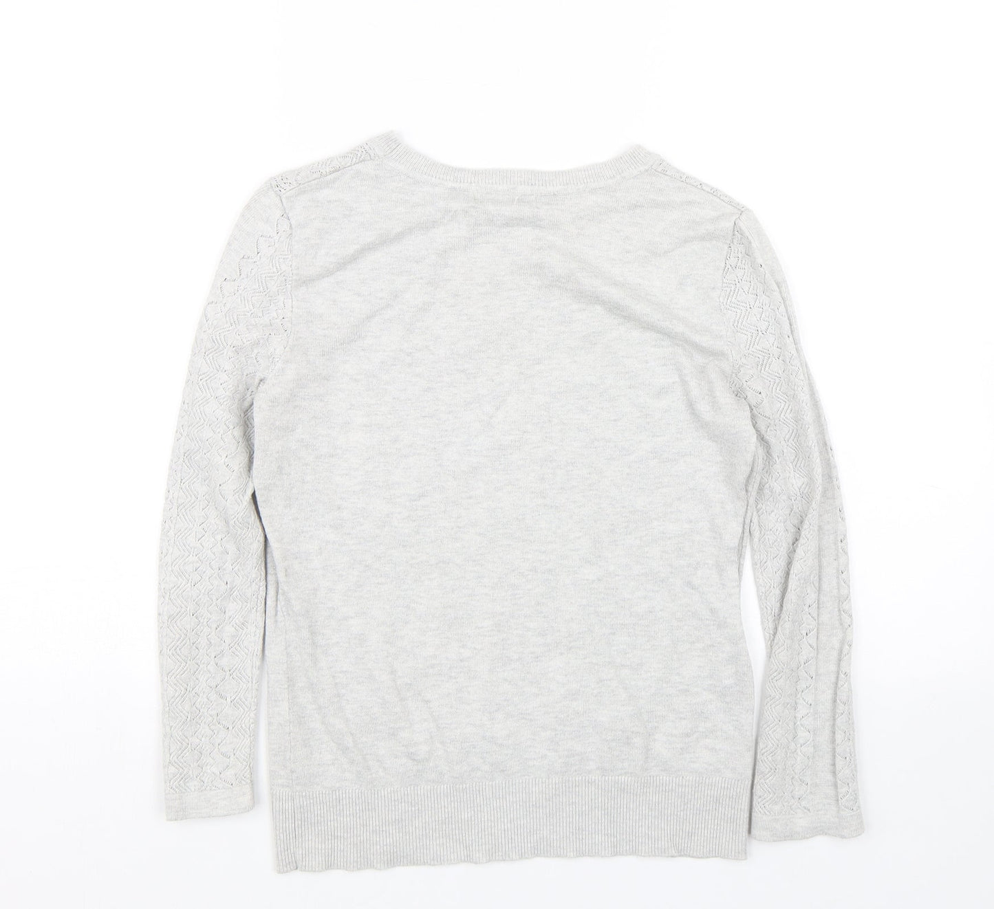 Warehouse Womens Grey   Pullover Jumper Size 10