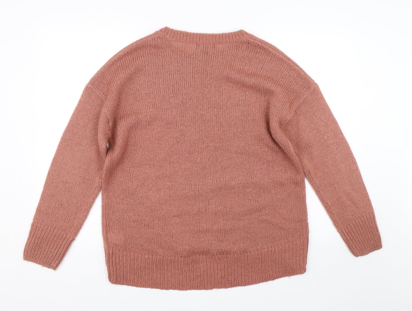 New Look Womens Pink   Pullover Jumper Size L