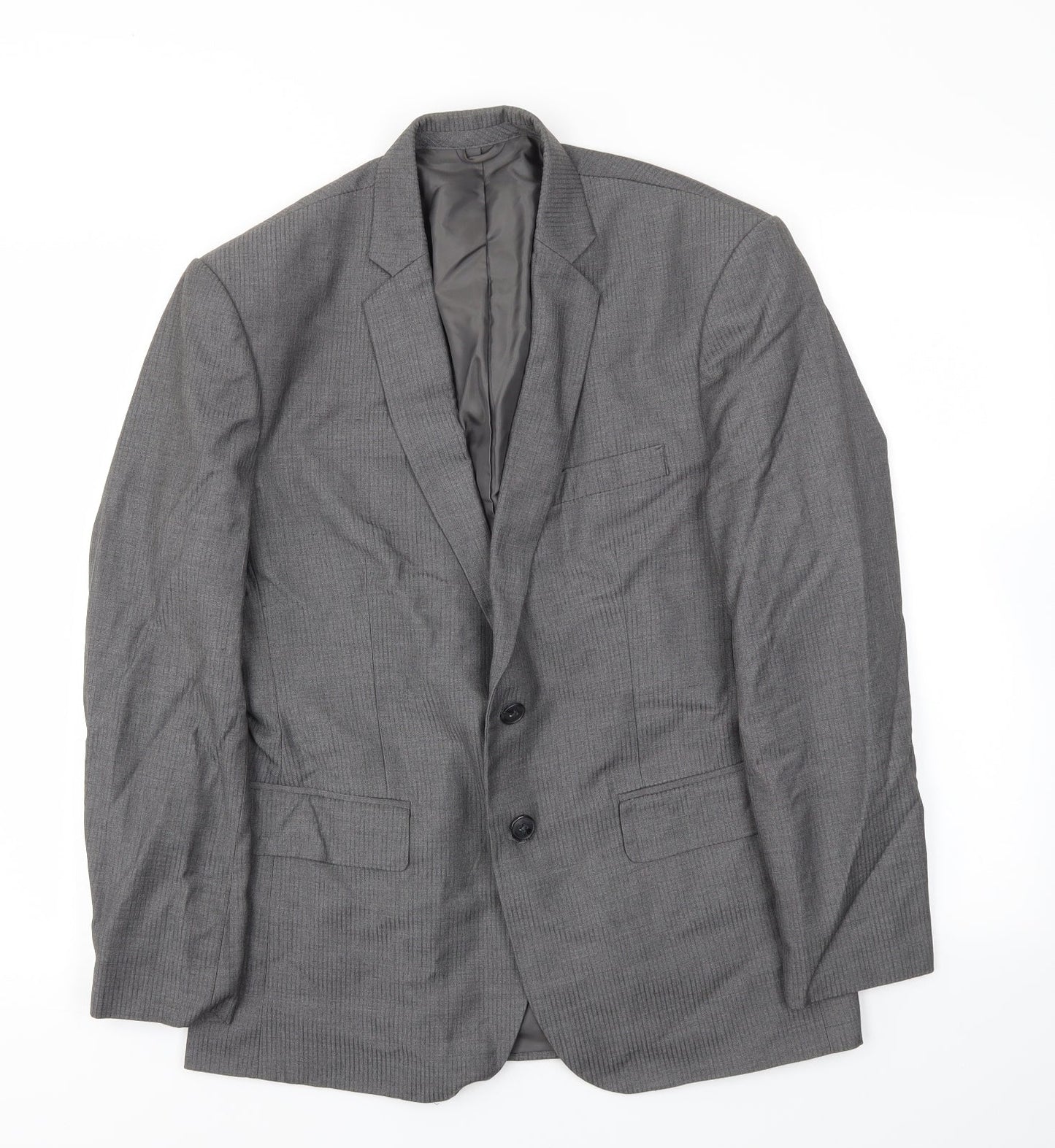 Preworn Mens Grey   Jacket Blazer Size 40