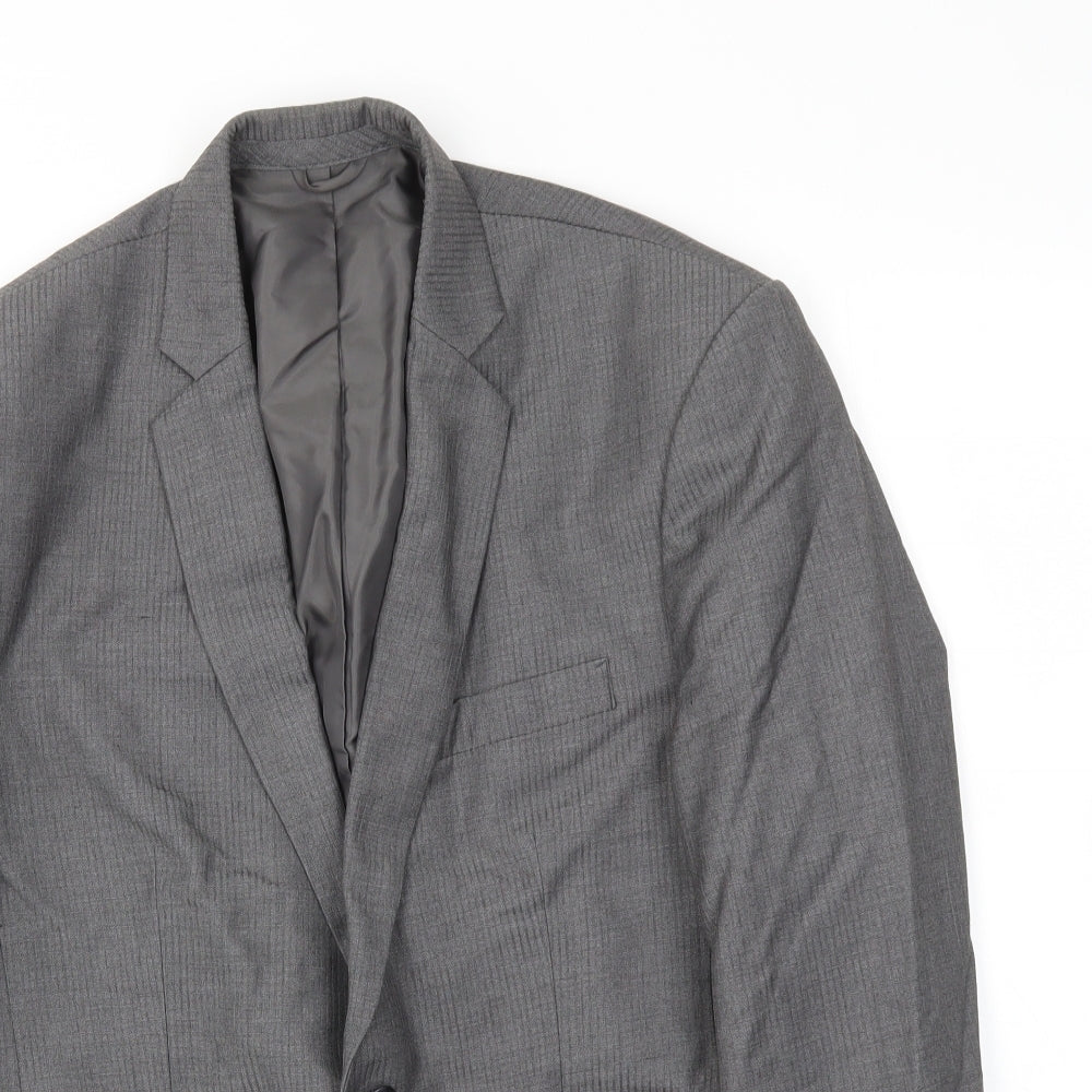 Preworn Mens Grey   Jacket Blazer Size 40
