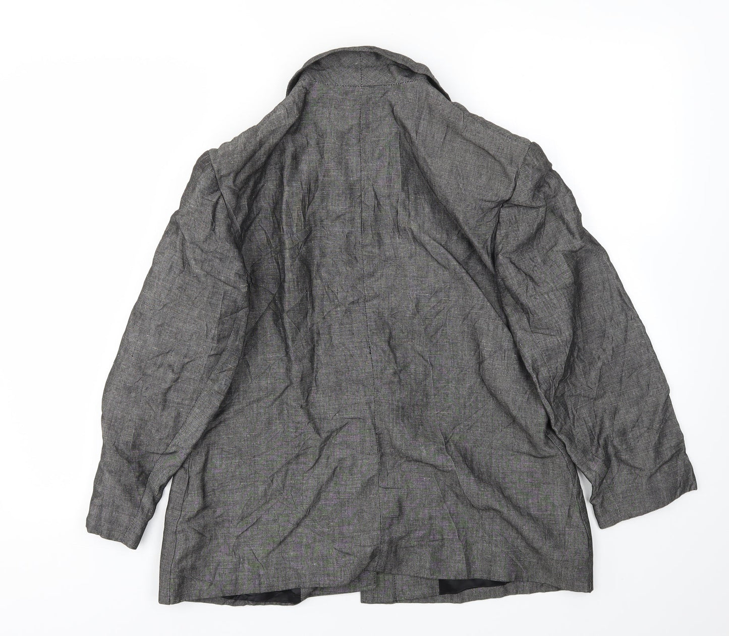 Preworn Womens Grey   Jacket Blazer Size 16