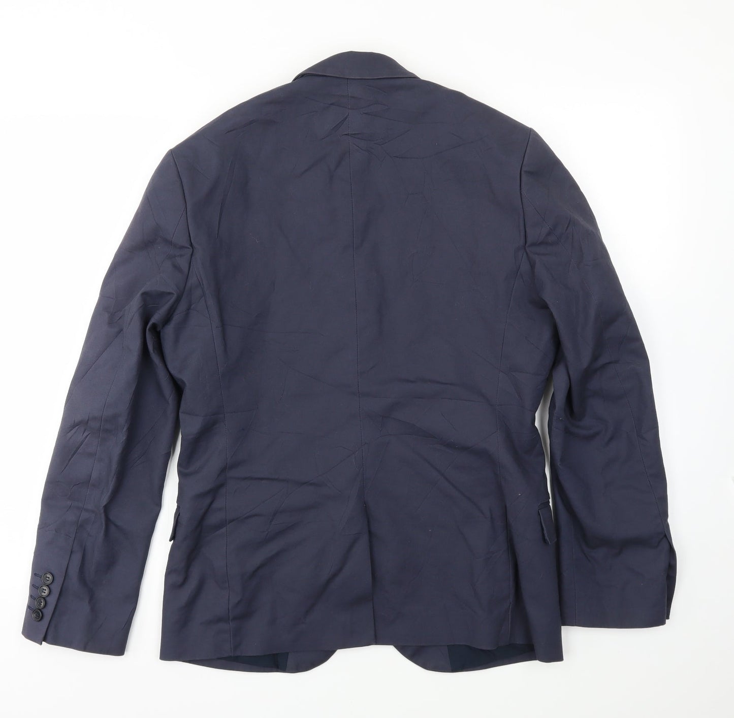H&M Mens Blue   Jacket Blazer Size 38