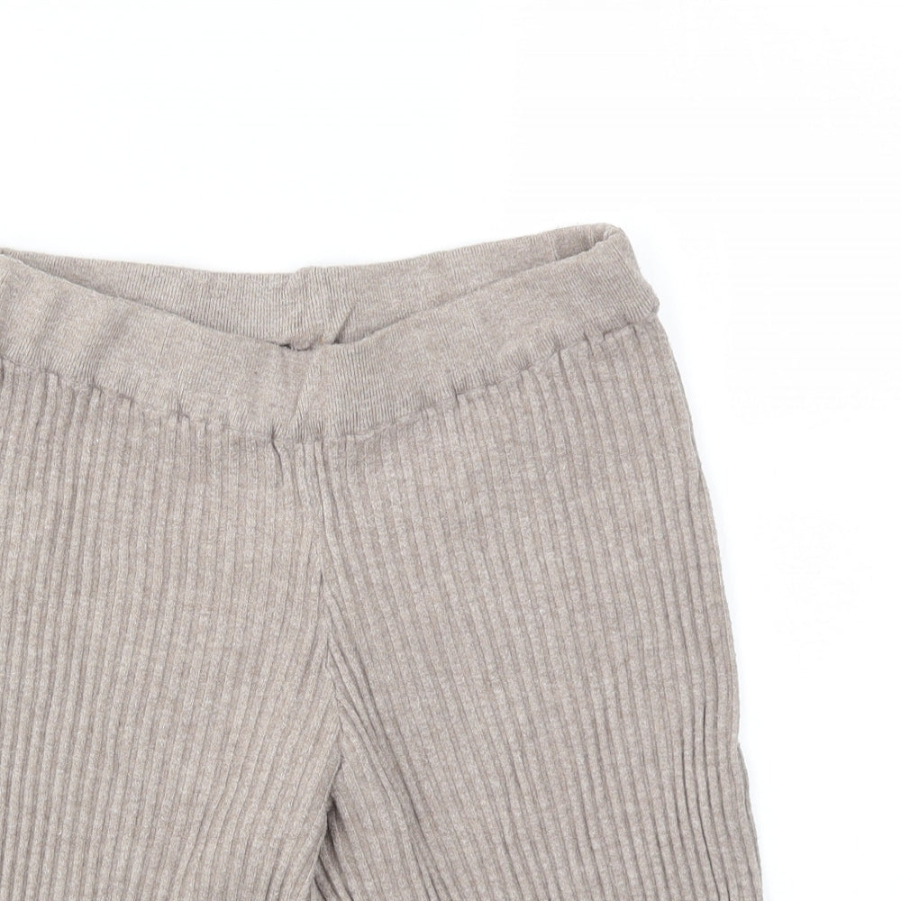 Laetitia Mem Womens Beige   Cut-Off Shorts Size 34 - stretch waistband