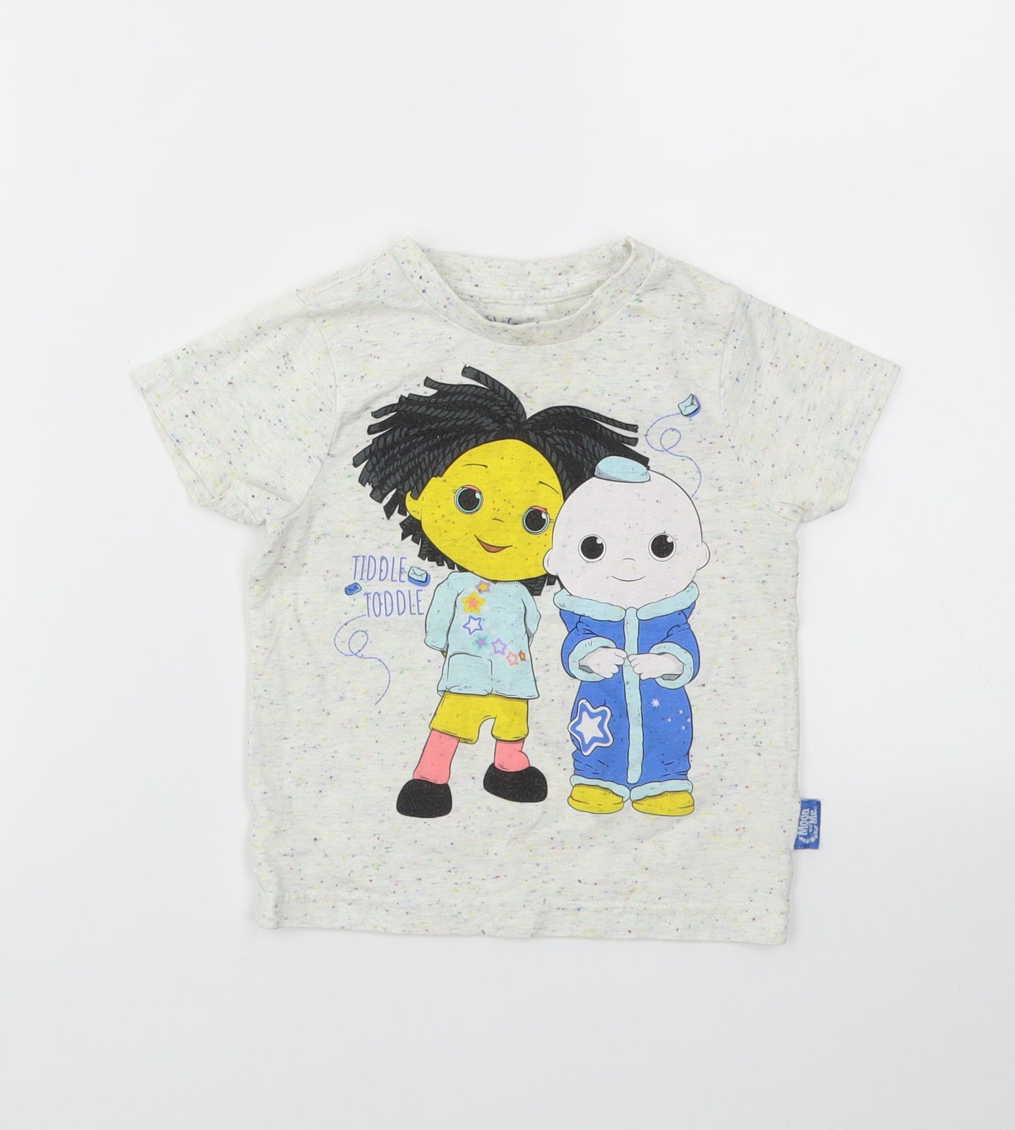 Nutmeg Girls Ivory   Basic T-Shirt Size 2 Years