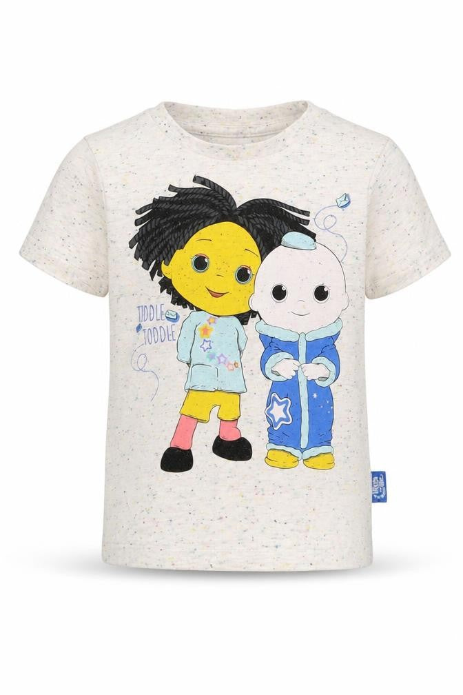 Nutmeg Girls Ivory   Basic T-Shirt Size 2 Years