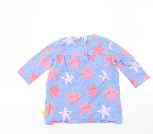 M&S Girls Blue   Fit & Flare  Size 3-6 Months