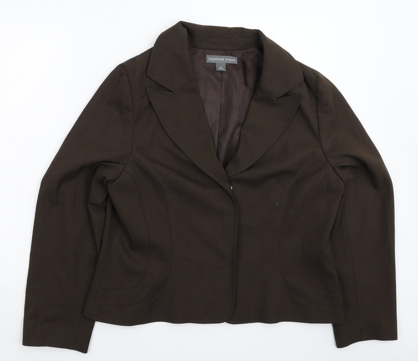 Josephine Chaus Womens Grey   Jacket Blazer Size 16