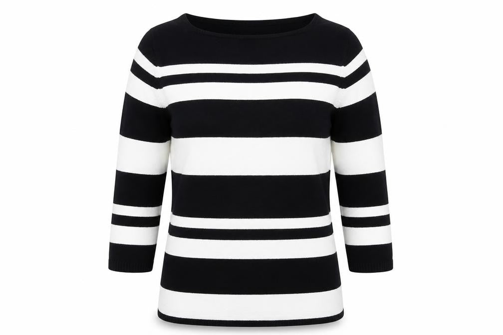 NEXT Womens Multicoloured Striped Knit Pullover Jumper Size 10