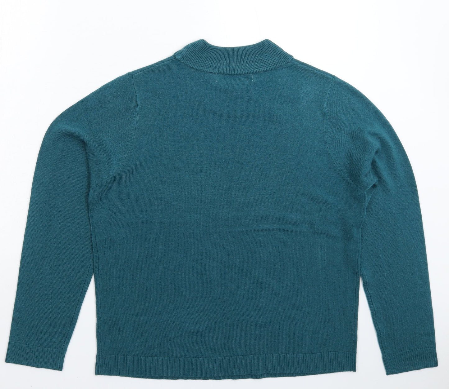 Pure & Natural Womens Blue  Knit Pullover Jumper Size 16