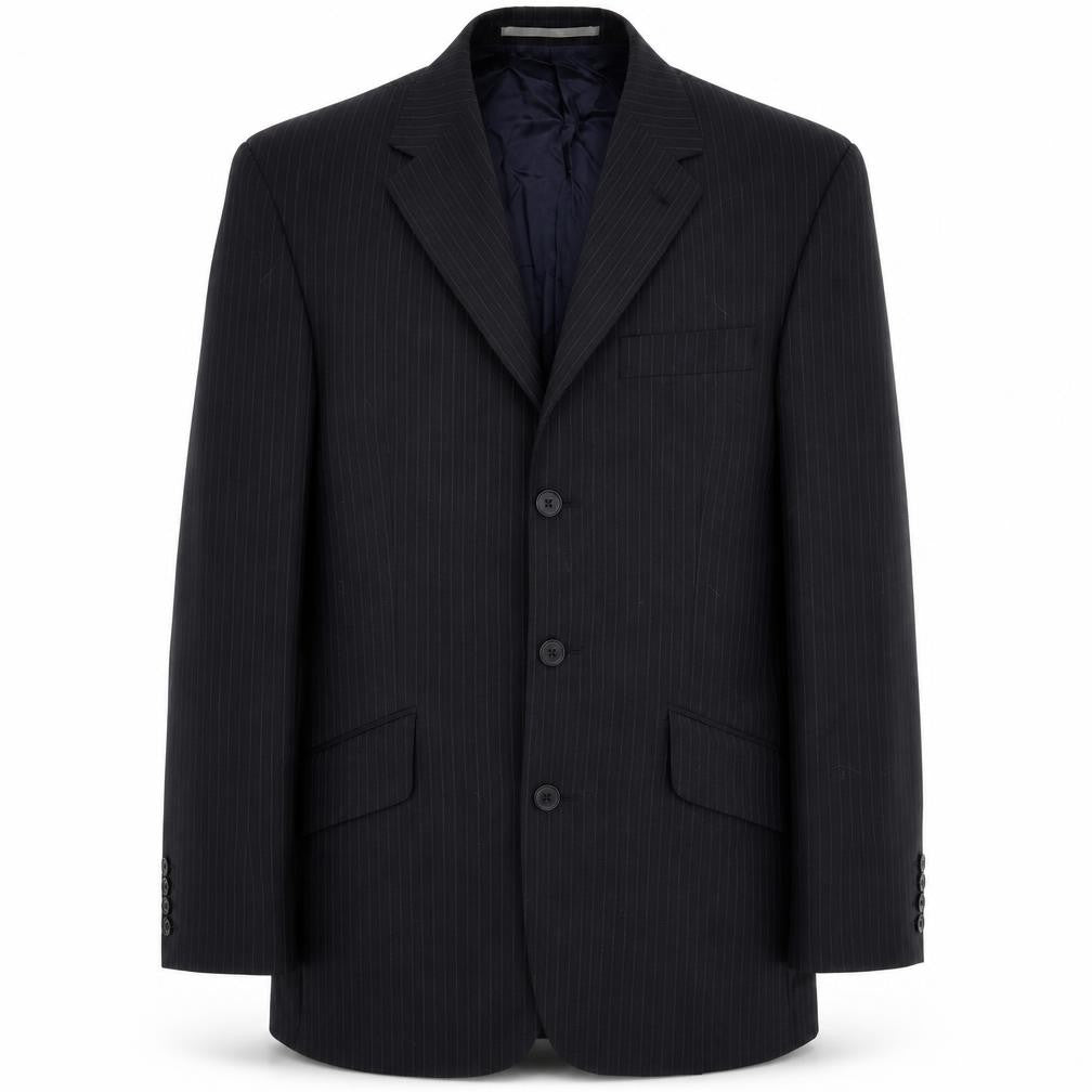 NEXT Mens Blue Striped  Jacket Suit Jacket Size 38