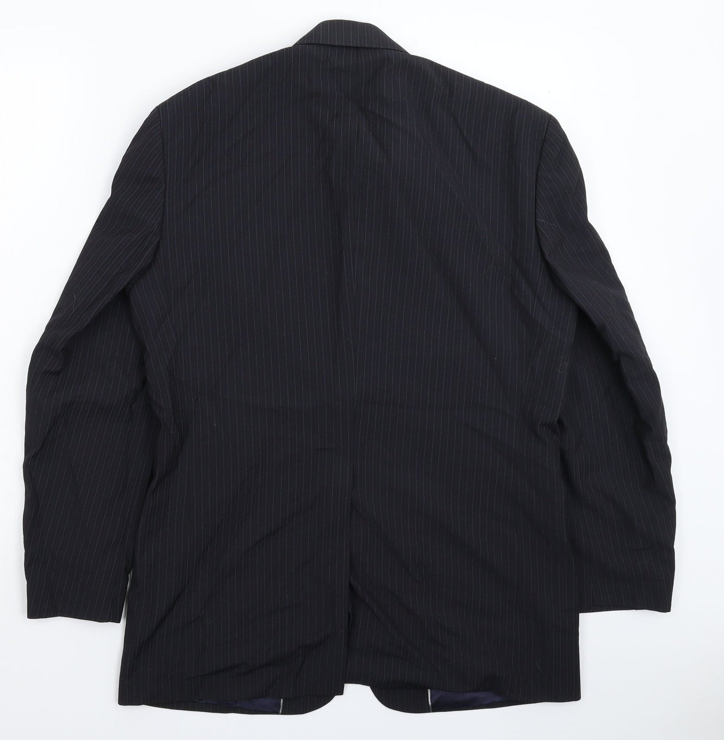 NEXT Mens Blue Striped  Jacket Suit Jacket Size 38