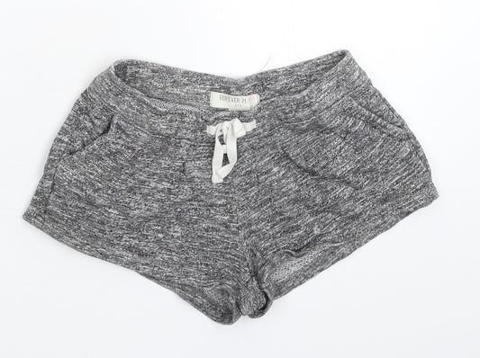FOREVER 21 Girls Grey Solid  Cami Sleep Shorts Size 5-6 Years