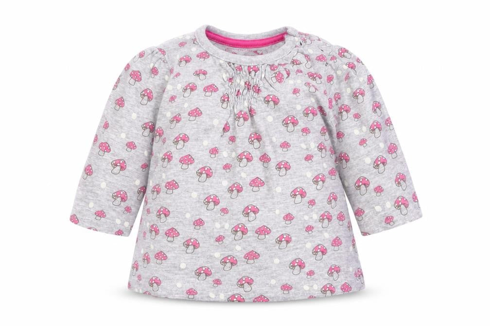 Early Days Girls Grey   Basic T-Shirt Size 0-3 Months