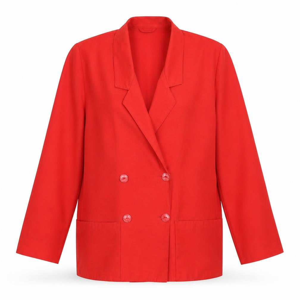 St Michael Womens Red   Jacket Blazer Size 12
