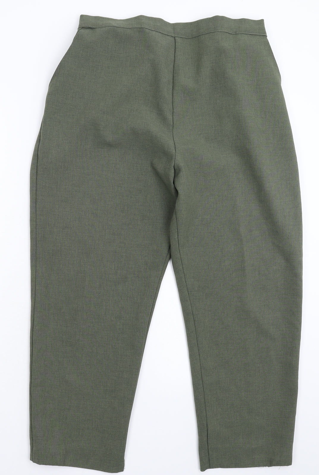 Preworn Womens Green   Cropped Trousers Size 32 in L33 in