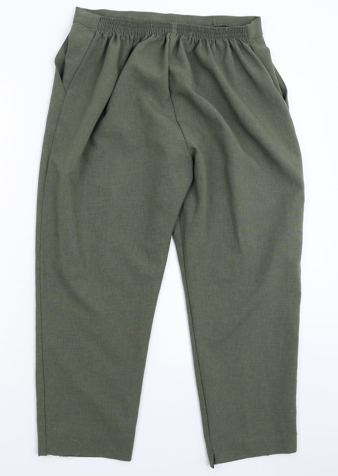 Preworn Womens Green   Cropped Trousers Size 32 in L33 in
