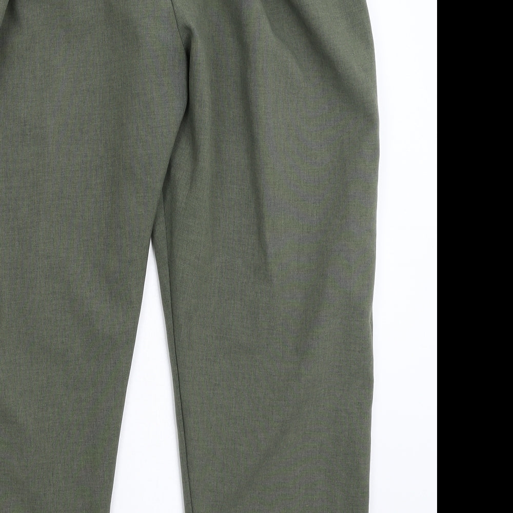 Preworn Womens Green   Cropped Trousers Size 32 in L33 in
