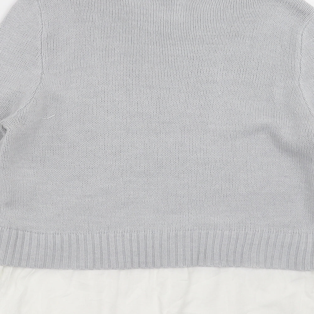 Divided by H&M Womens Grey  Knit Pullover Jumper Size M