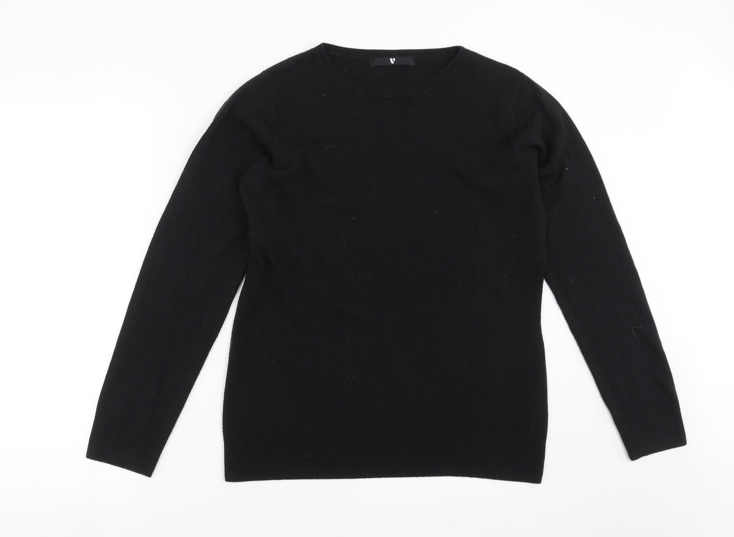 Very Womens Black  Knit Pullover Jumper Size 14