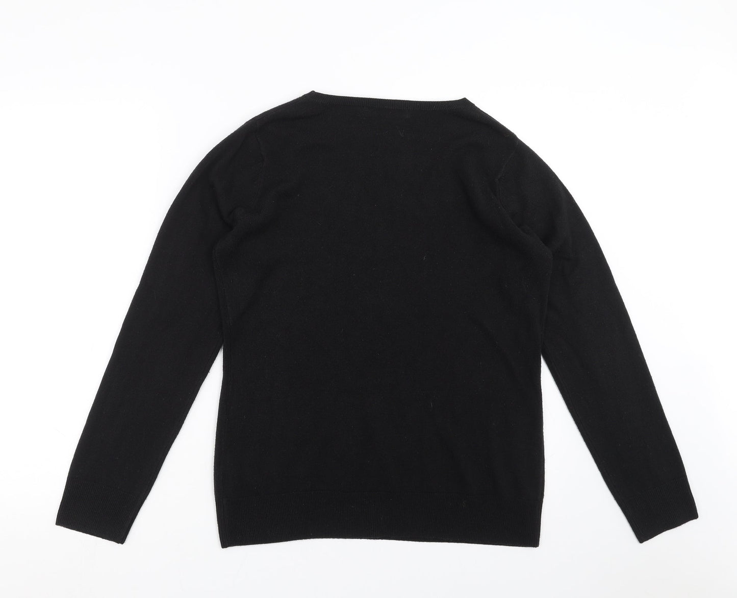 Very Womens Black  Knit Pullover Jumper Size 14