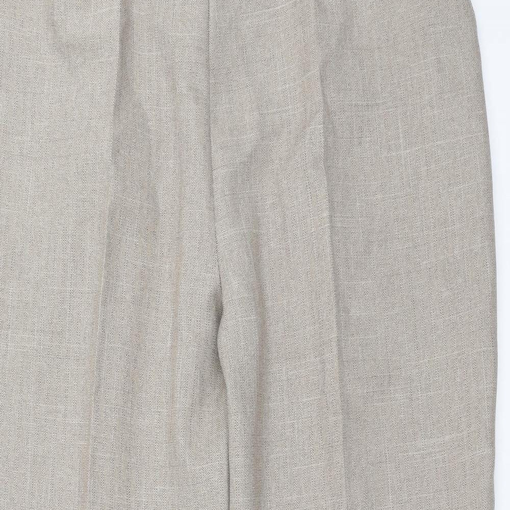 Emma Collection Womens Beige   Trousers  Size 24 L28 in