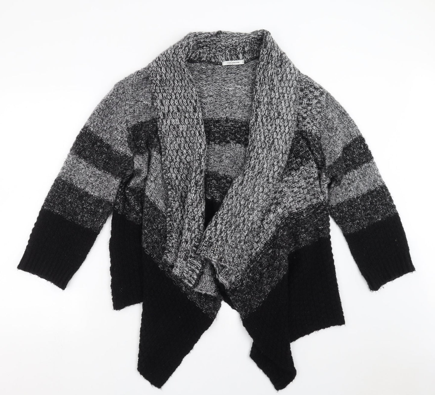 Simply Stock Shop Womens Grey  Knit Cardigan Jumper Size L