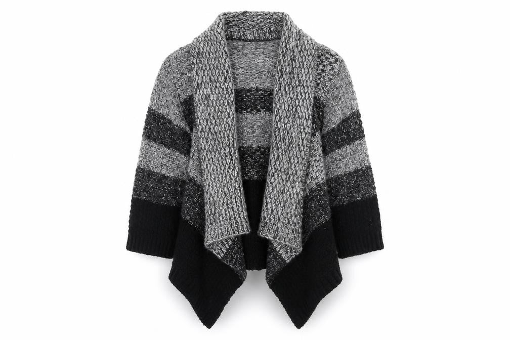 Simply Stock Shop Womens Grey  Knit Cardigan Jumper Size L