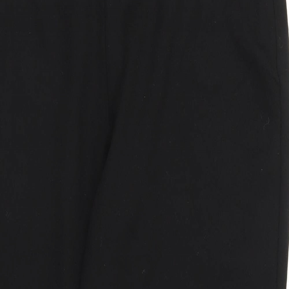 M&S Womens Black   Carrot Trousers Size 32 in L26 in