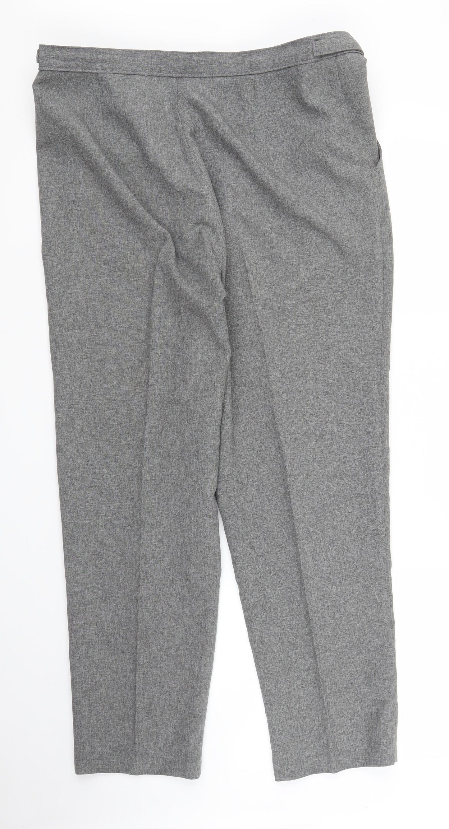 Damart Womens Grey   Carrot Trousers Size 34 in L26 in