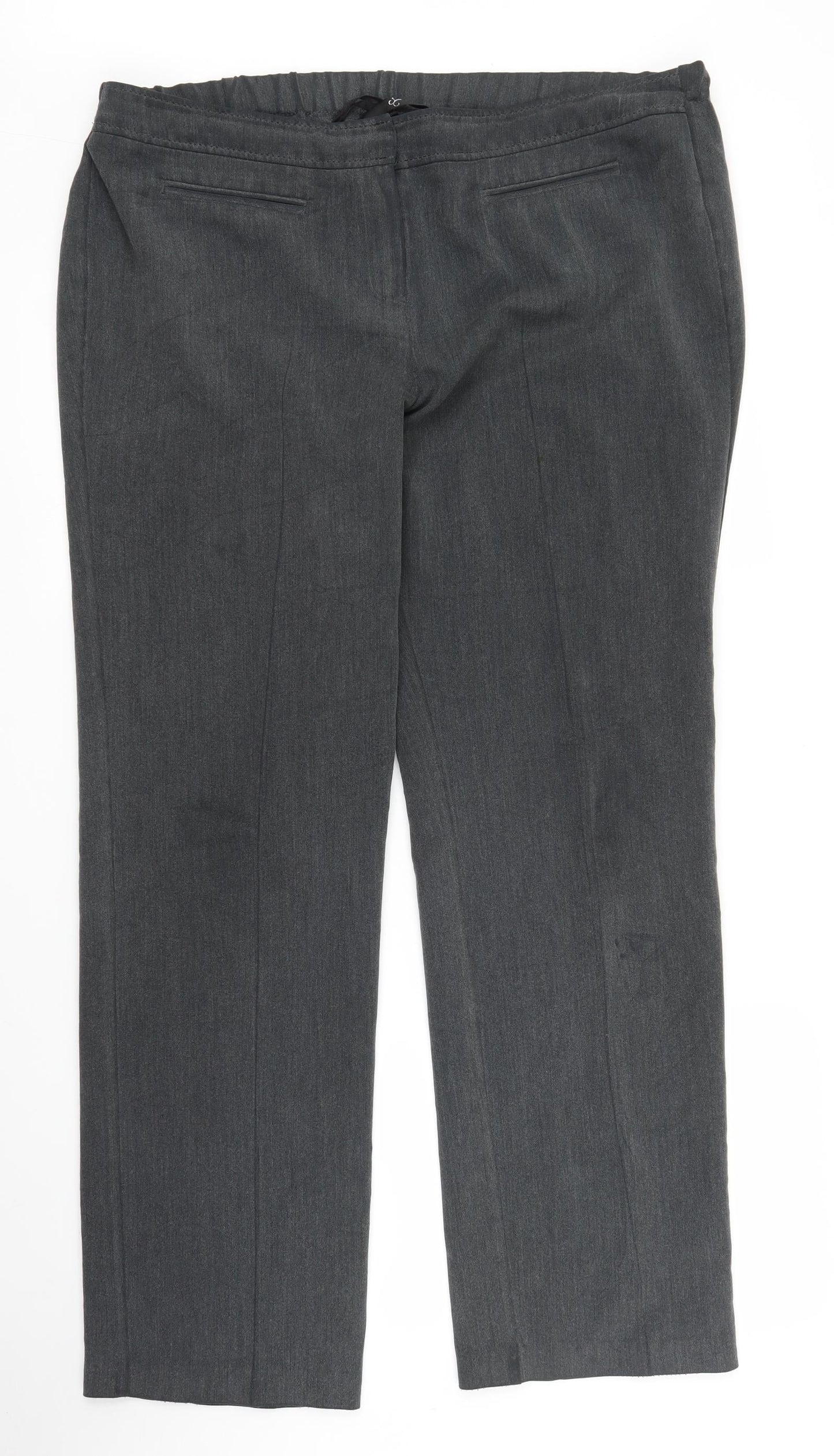 Very Womens Grey   Trousers  Size 14 L29 in
