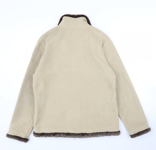 BC Clothing Womens Beige   Jacket Coatigan Size L