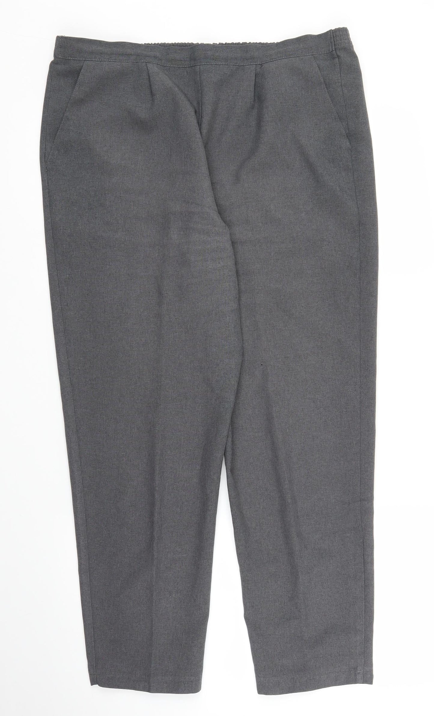 Happit Womens Grey   Capri Trousers Size 16 L26.5 in